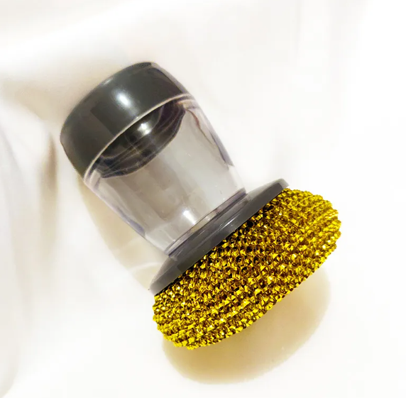 Kitchen Soap Dispensing Palm Brush